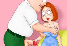 Playing with Meg Griffin’s big tits