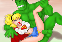 Hulk Fucks Supergirl's Pussy