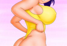 Raven teasing with her big butt